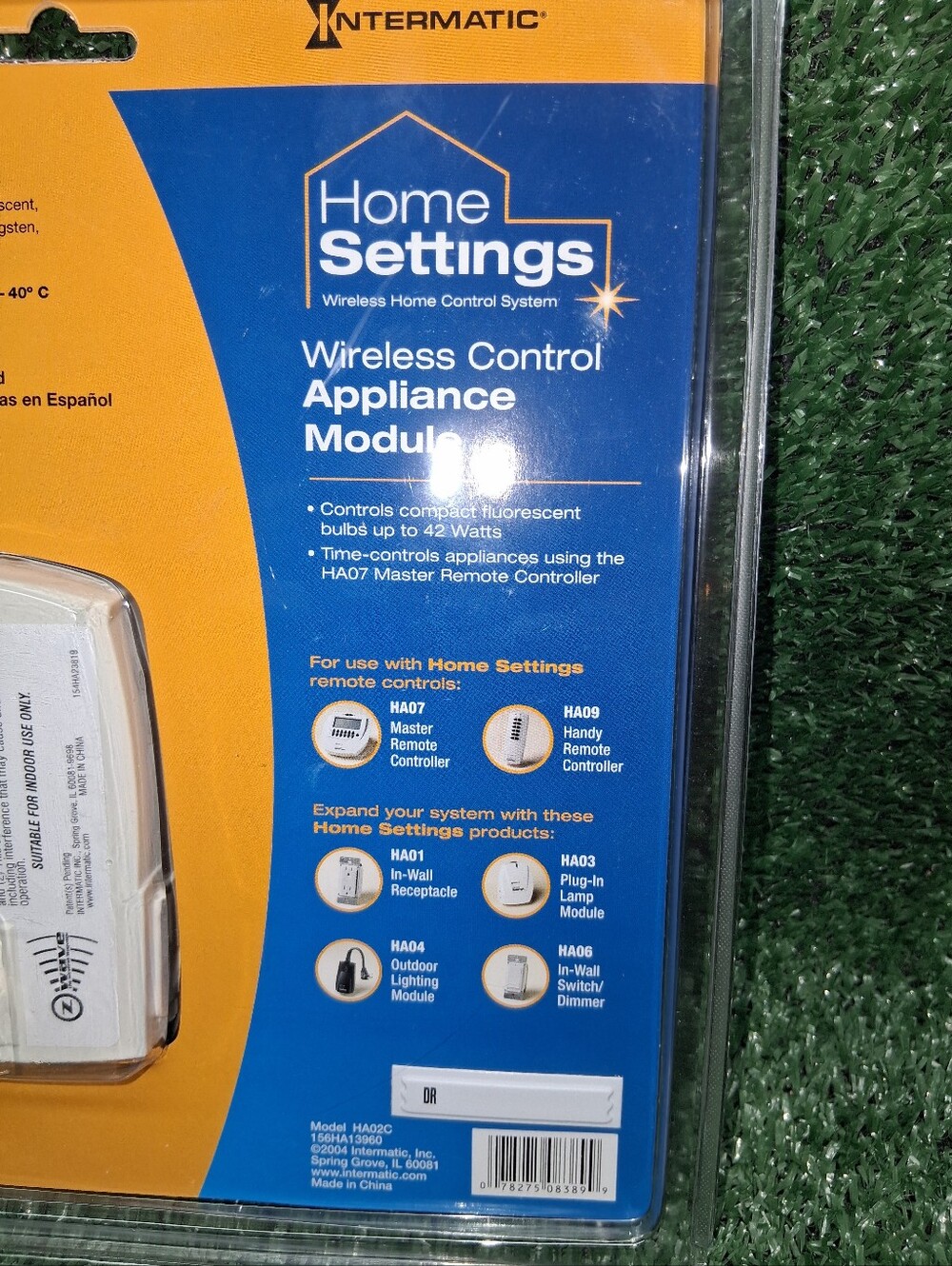 Z-wave Intermatic HA02C Home Settings Heavy-Duty Plug-In Appliance Module - Picture 3 of 5